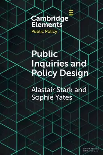 Public Inquiries and Policy Design cover