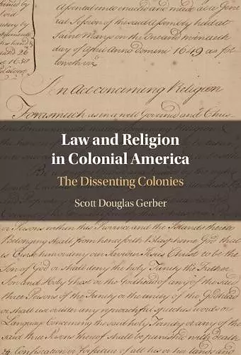 Law and Religion in Colonial America cover