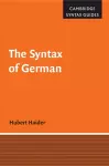 The Syntax of German cover