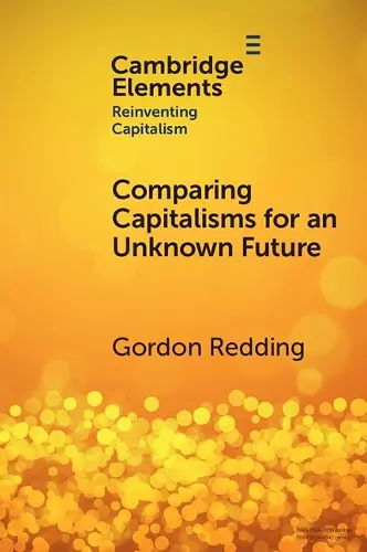 Comparing Capitalisms for an Unknown Future cover