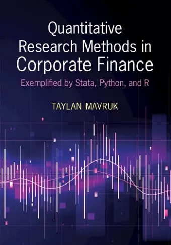 Quantitative Research Methods in Corporate Finance cover