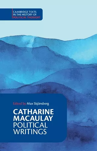 Catharine Macaulay: Political Writings cover
