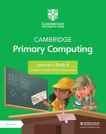 Cambridge Primary Computing Learner's Book 4 with Digital Access (1 Year) cover