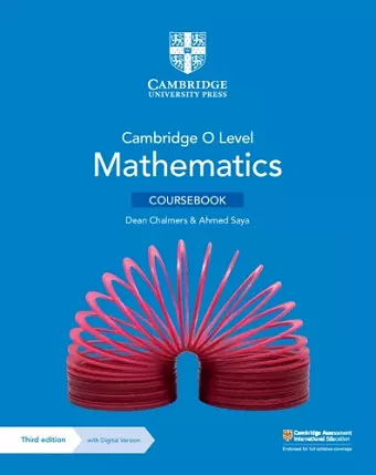 Cambridge O Level Mathematics Coursebook with Digital Version (3 Years' Access) cover