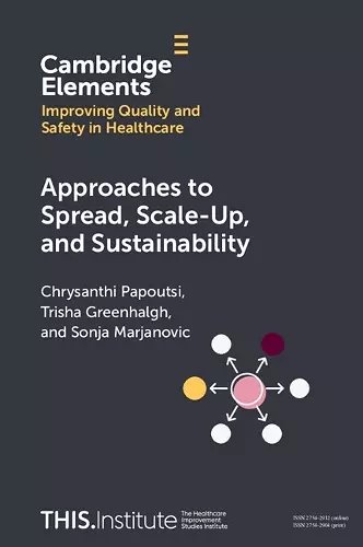 Approaches to Spread, Scale-Up, and Sustainability cover