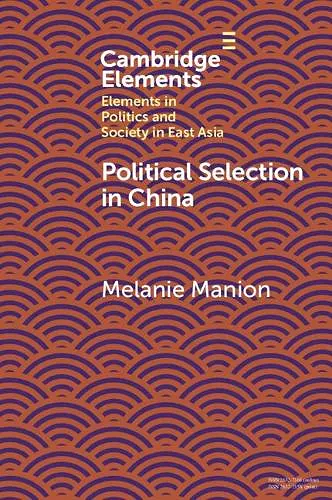 Political Selection in China cover