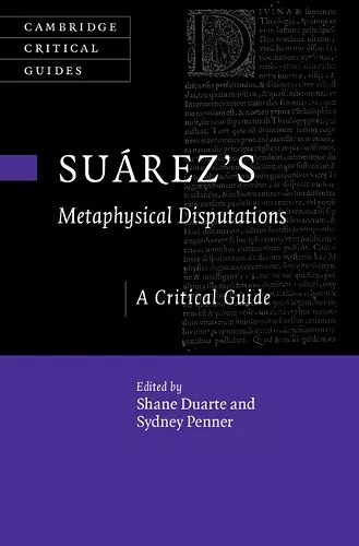 Suárez's Metaphysical Disputations cover