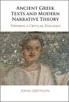 Ancient Greek Texts and Modern Narrative Theory cover