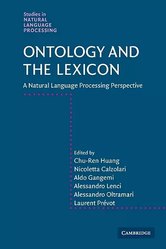 Ontology and the Lexicon cover