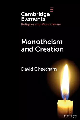 Monotheism and Creation cover