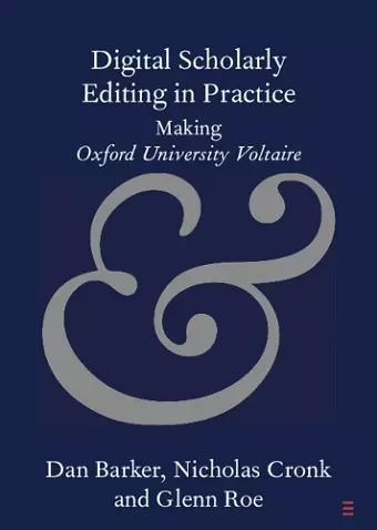 Digital Scholarly Editing in Practice cover