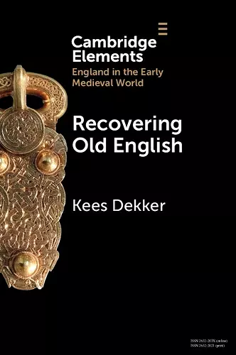 Recovering Old English cover