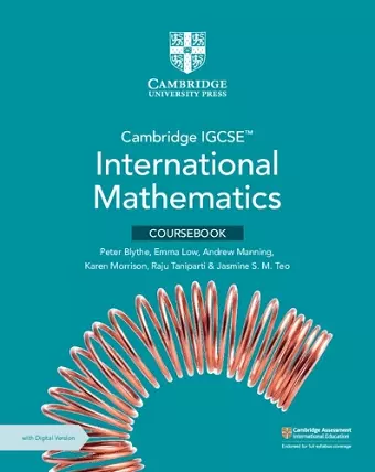 Cambridge IGCSE™ International Mathematics Coursebook with Digital Version (2 Years' Access) cover