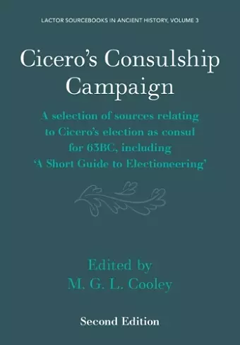 Cicero's Consulship Campaign cover