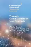 Towards Game Translation User Research cover