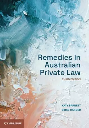 Remedies in Australian Private Law cover