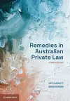 Remedies in Australian Private Law cover