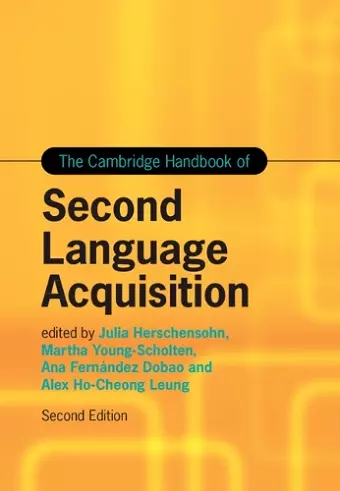The Cambridge Handbook of Second Language Acquisition cover