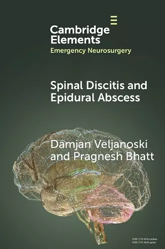 Spinal Discitis and Epidural Abscess cover