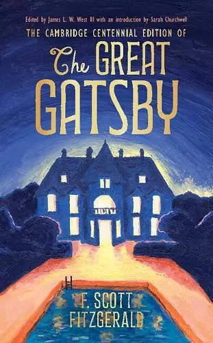 The Cambridge Centennial Edition of The Great Gatsby cover