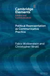 Political Representation as Communicative Practice cover