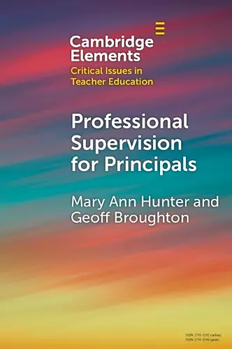 Professional Supervision for Principals cover