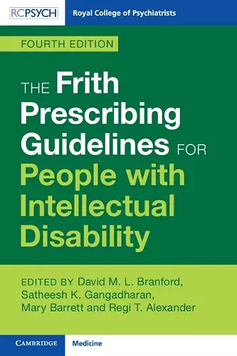 The Frith Prescribing Guidelines for People with Intellectual Disability cover