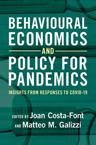 Behavioural Economics and Policy for Pandemics cover