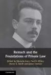 Reinach and the Foundations of Private Law cover