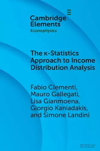 The κ-Statistics Approach to Income Distribution Analysis cover