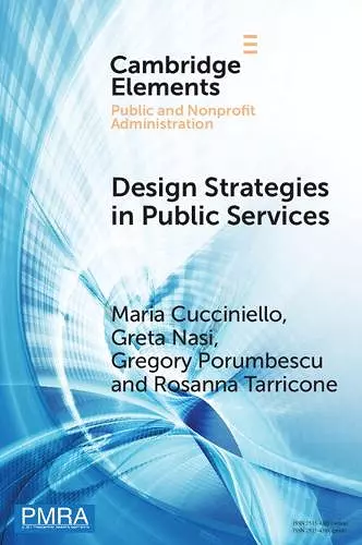 Design Strategies in Public Services cover