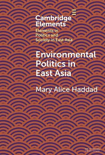 Environmental Politics in East Asia cover