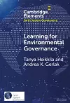 Learning for Environmental Governance cover