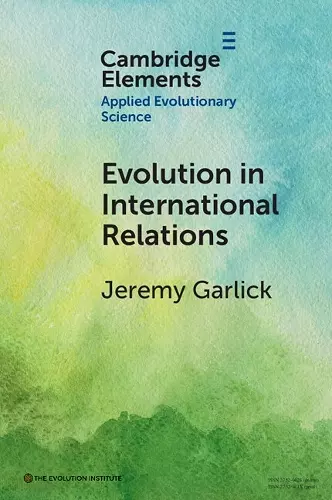 Evolution in International Relations cover