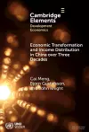 Economic Transformation and Income Distribution in China over Three Decades cover