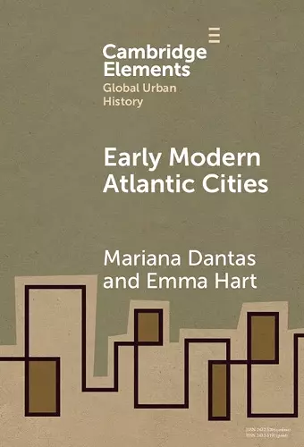 Early Modern Atlantic Cities cover