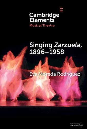 Singing Zarzuela, 1896–1958 cover