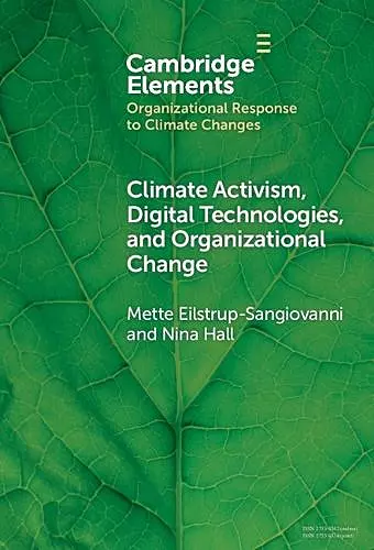 Climate Activism, Digital Technologies, and Organizational Change cover