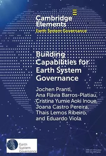 Building Capabilities for Earth System Governance cover