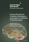 Clinical Priority for Common Emergency and Urgent Conditions in Neurosurgery cover