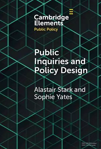 Public Inquiries and Policy Design cover