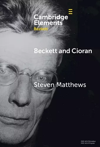 Beckett and Cioran cover
