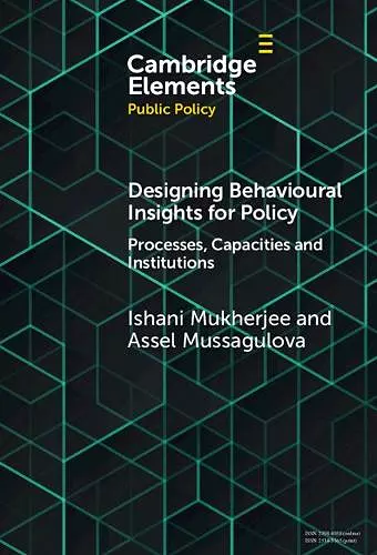 Designing Behavioural Insights for Policy cover