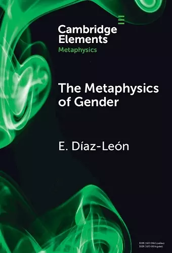 The Metaphysics of Gender cover