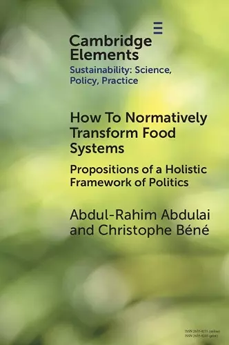 How To Normatively Transform Food Systems cover