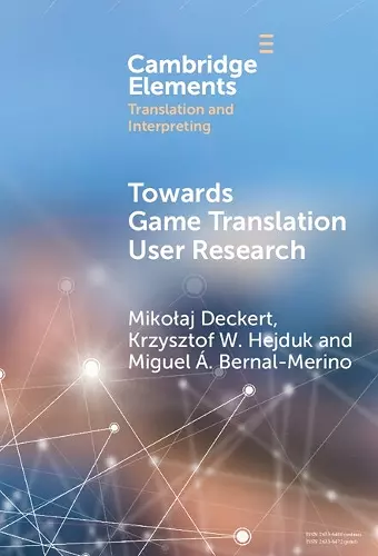 Towards Game Translation User Research cover