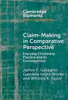 Claim-Making in Comparative Perspective cover