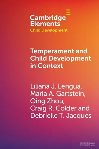 Temperament and Child Development in Context cover