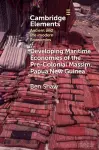 Developing Maritime Economies of the Pre-Colonial Massim, Papua New Guinea cover
