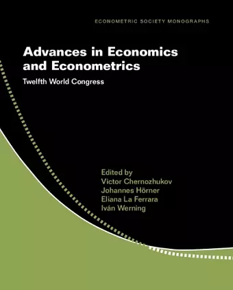 Advances in Economics and Econometrics 2 Volumes Hardback Set cover